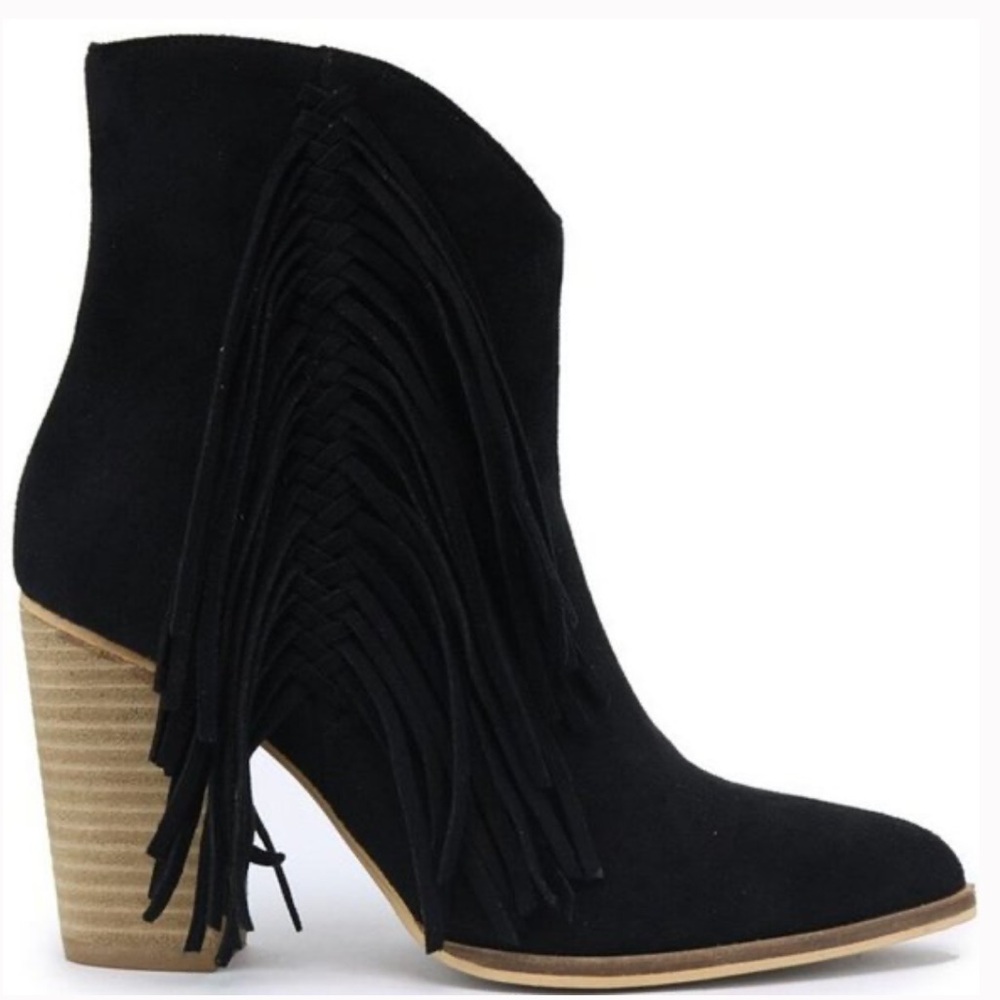 Jackie Fringe Ankle Boot BEAST FASHION